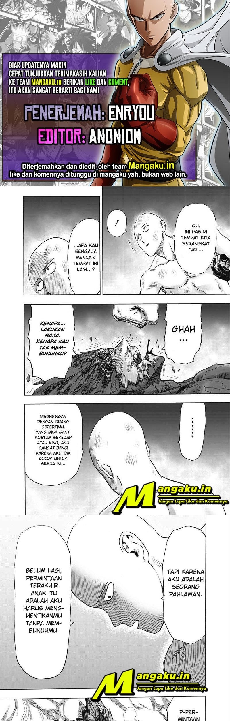Komik One Punch Man - Chapter 218.2