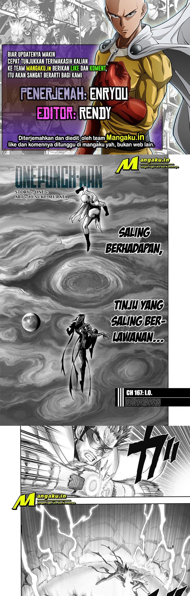 Komik One Punch Man - Chapter 217.1