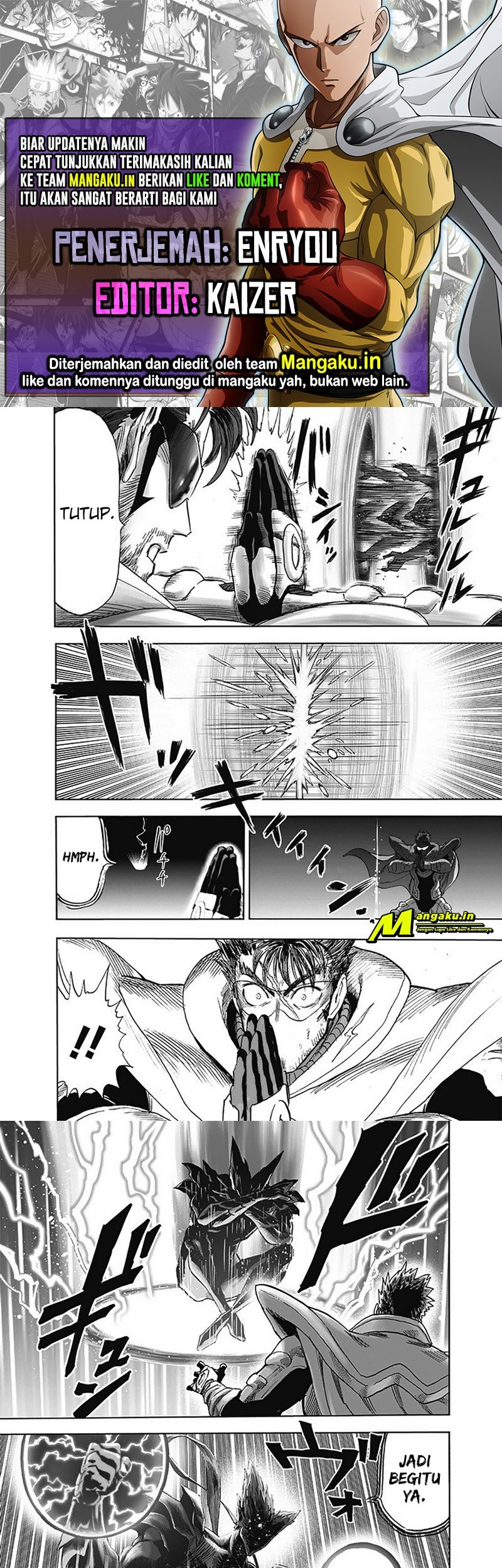 Komik One Punch Man - Chapter 216.2