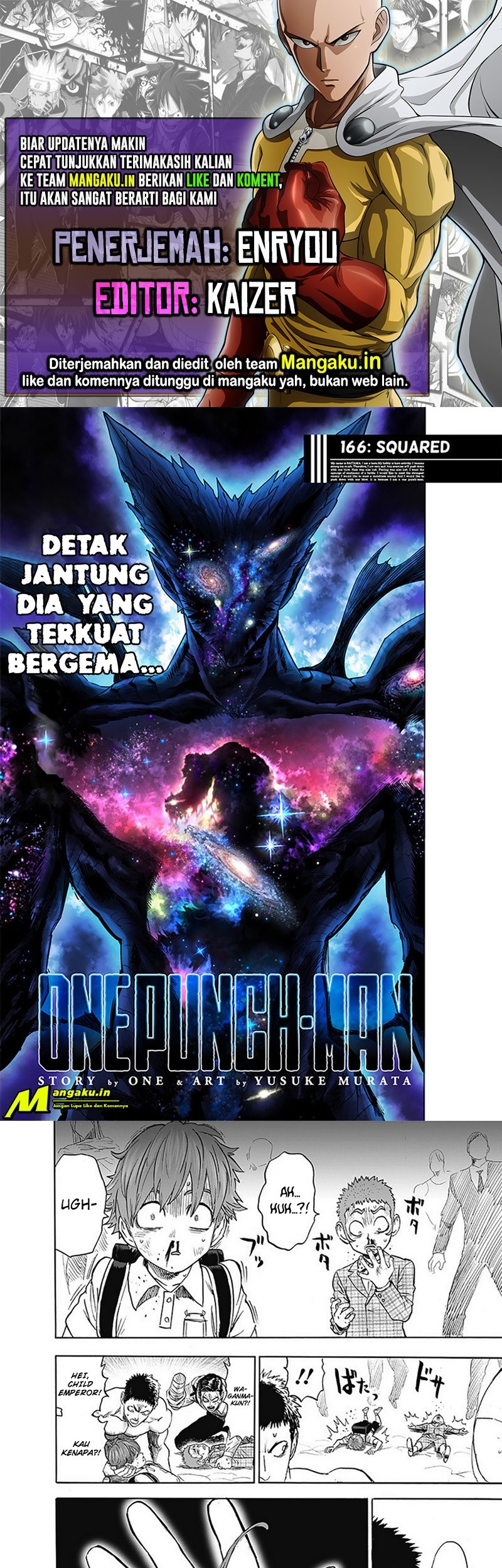 Komik One Punch Man - Chapter 216.1