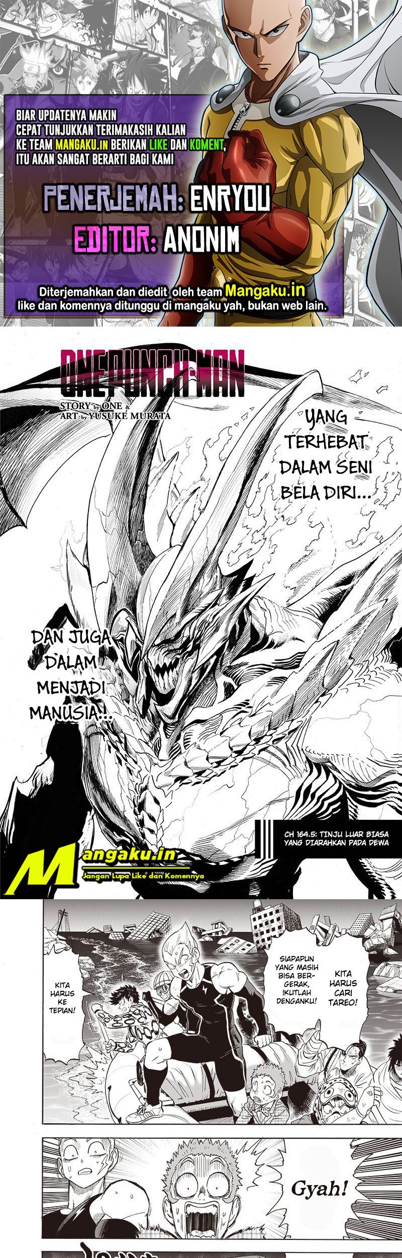 Komik One Punch Man - Chapter 214.5