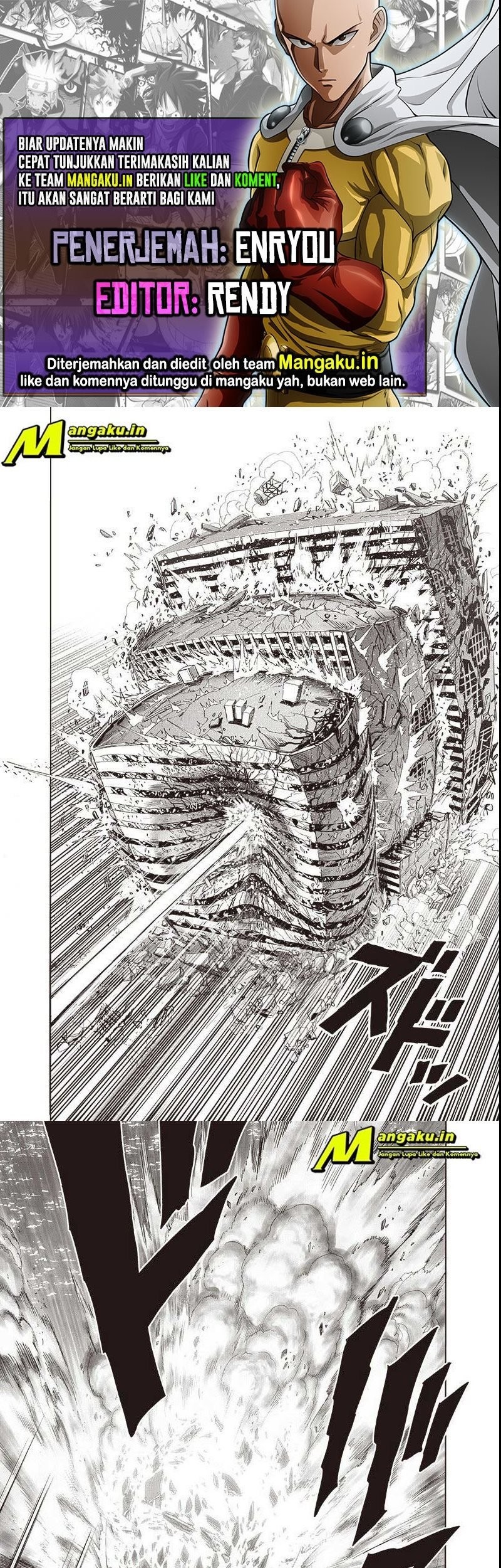 Komik One Punch Man - Chapter 213.2