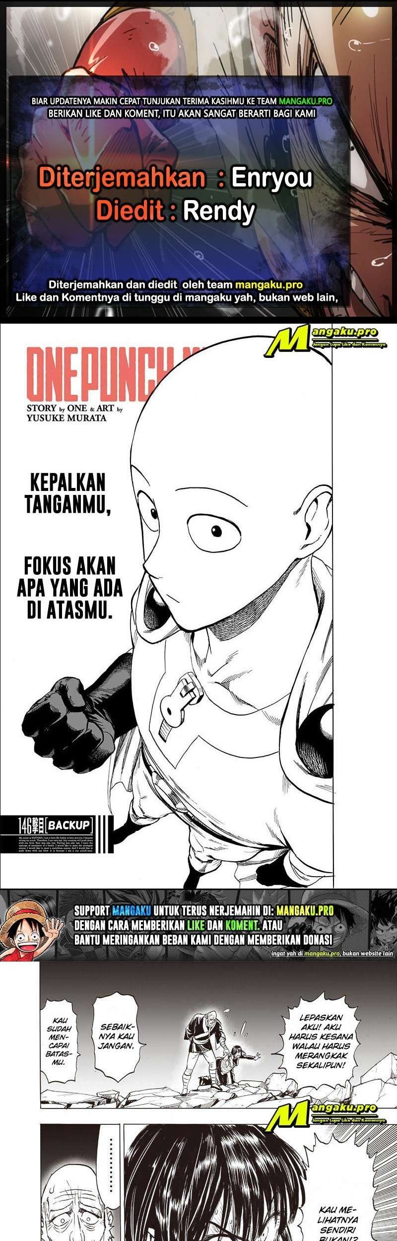 Komik One Punch Man - Chapter 196