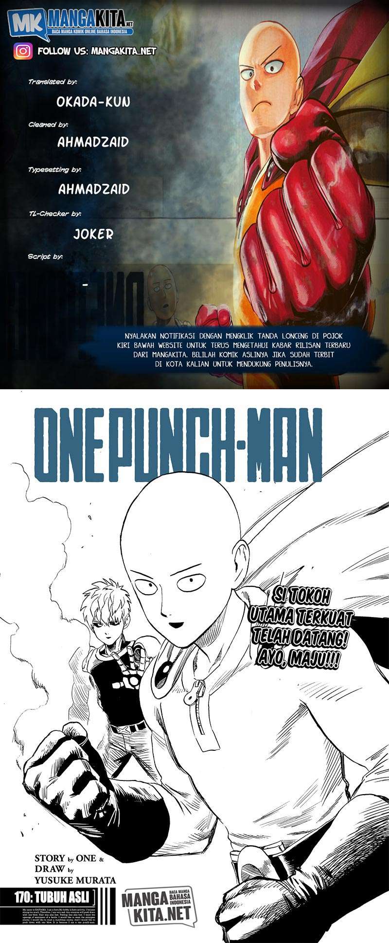 Komik One Punch Man - Chapter 170