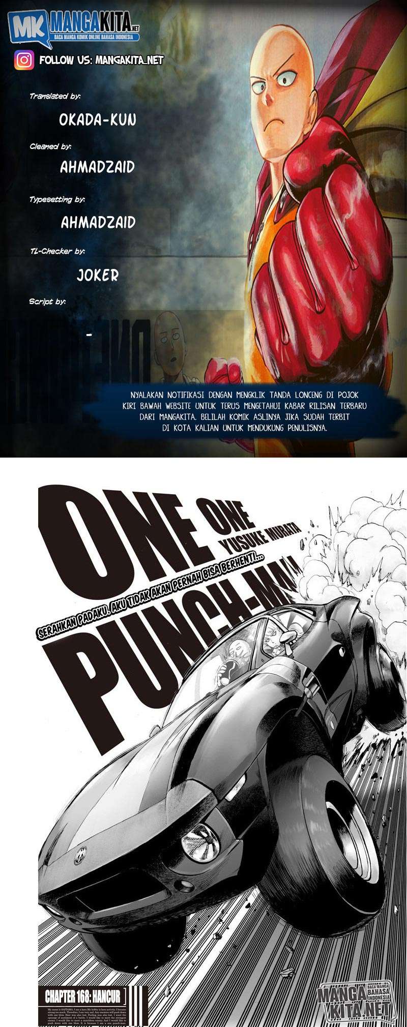 Komik One Punch Man - Chapter 168