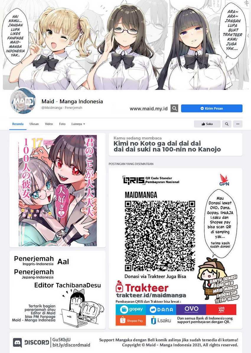 Baca Manga Kimi no Koto ga Dai Dai Dai Dai Daisuki na 100-ri no Kanojo Chapter 118 Gambar 2