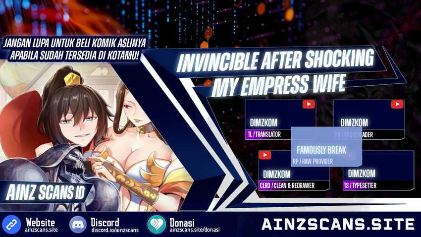 Komik Invincible After Shocking My Empress Wife - Chapter 01