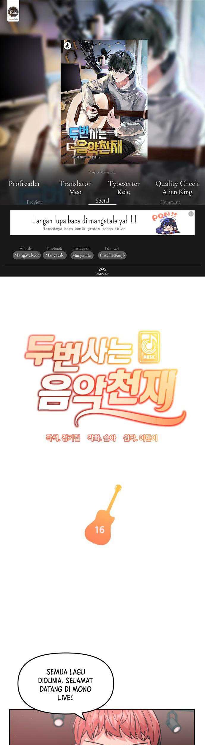 Komik Musician Genius Who Lives Twice - Chapter 16