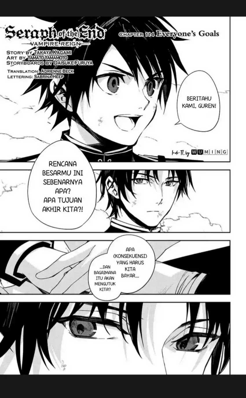 Komik Owari no Seraph - Chapter 114