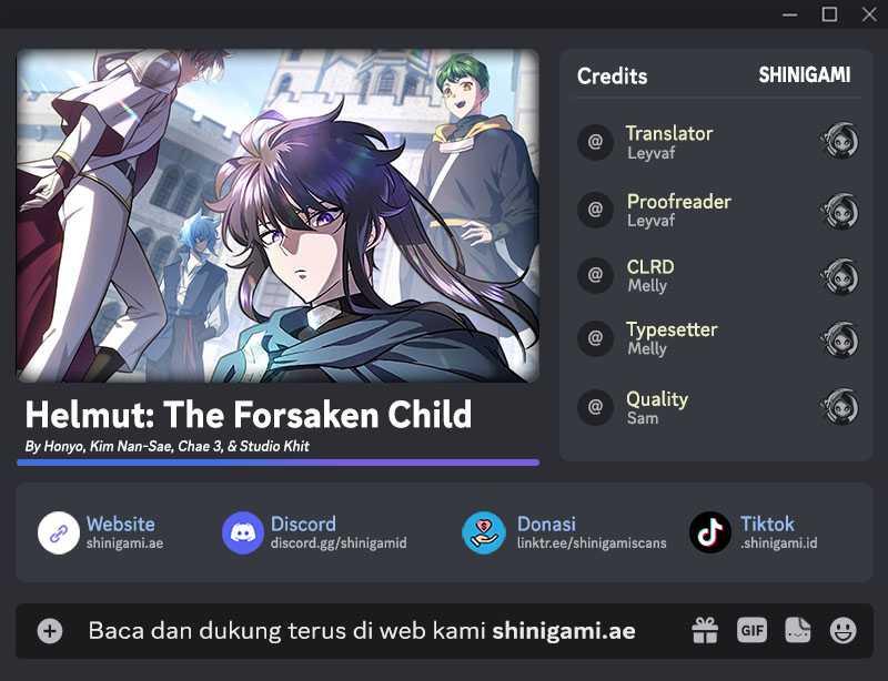 Komik Helmut: The Forsaken Child - Chapter 70