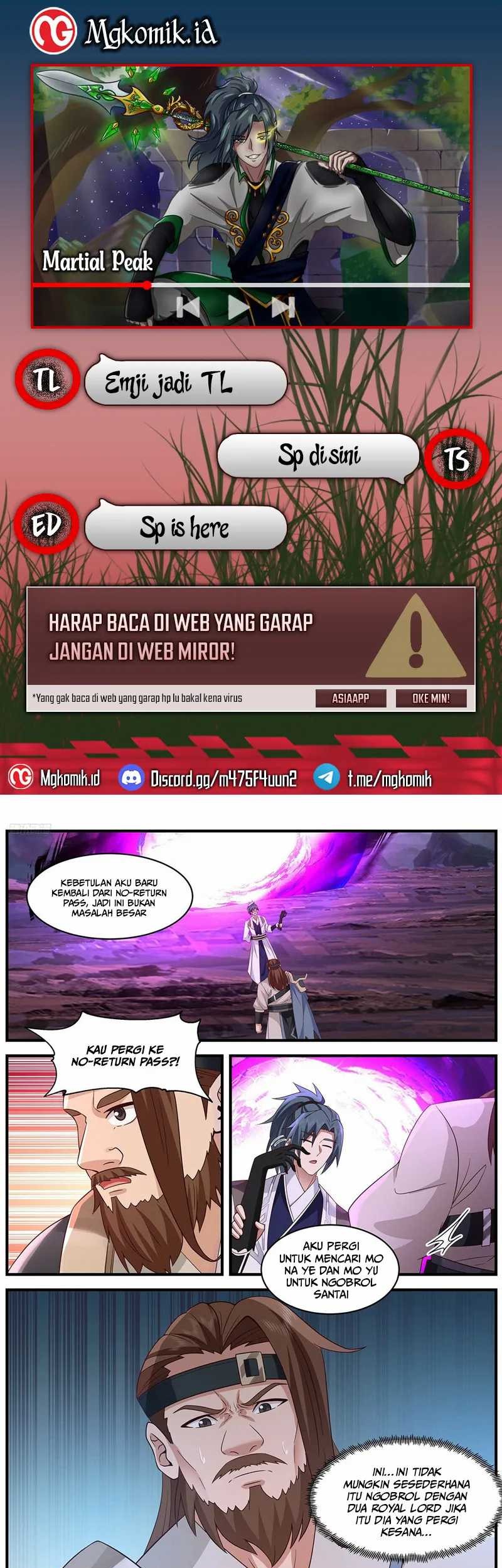 Komik Martial Peak Part 2 - Chapter 3656