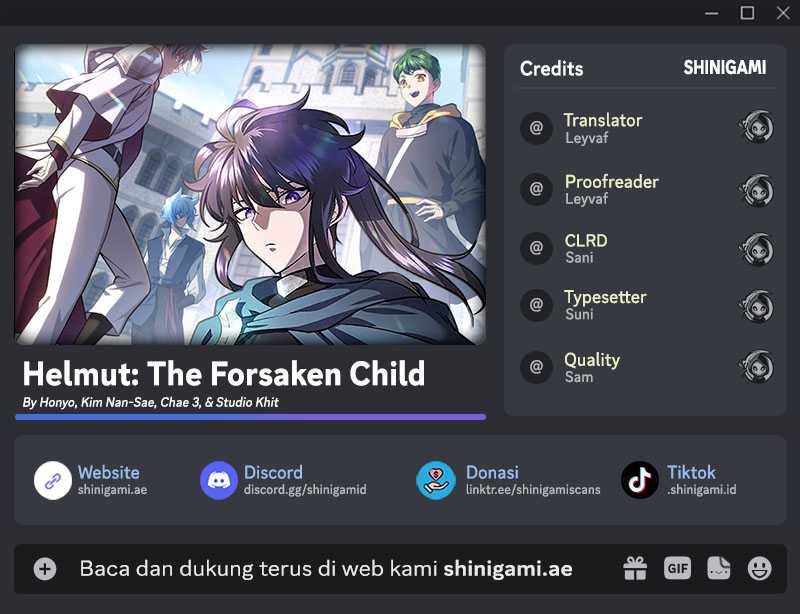 Komik Helmut: The Forsaken Child - Chapter 71