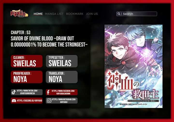 Komik Savior of Divine Blood ~Draw Out 0.00000001% to Become the Strongest~ - Chapter 53