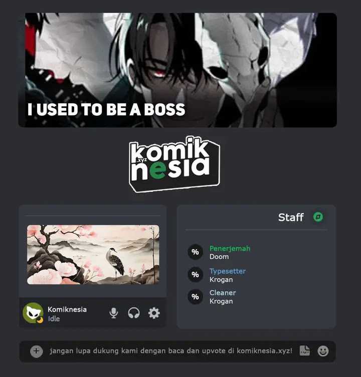 Komik I Used To Be The Boss - Chapter 83