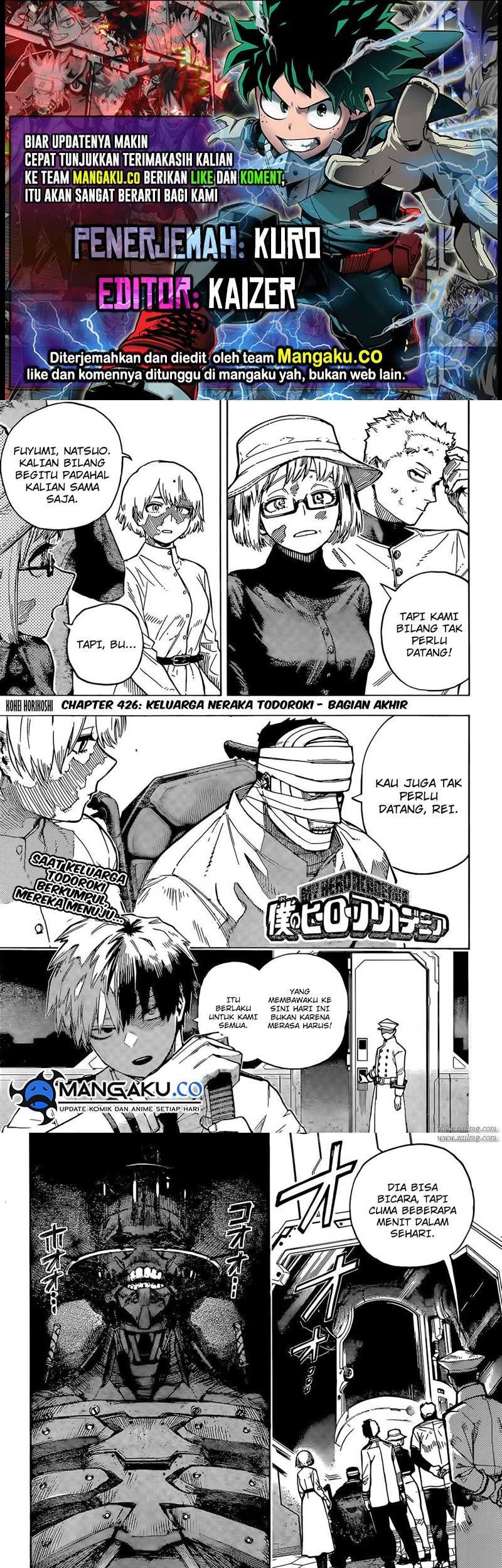Komik Boku no Hero Academia - Chapter 426