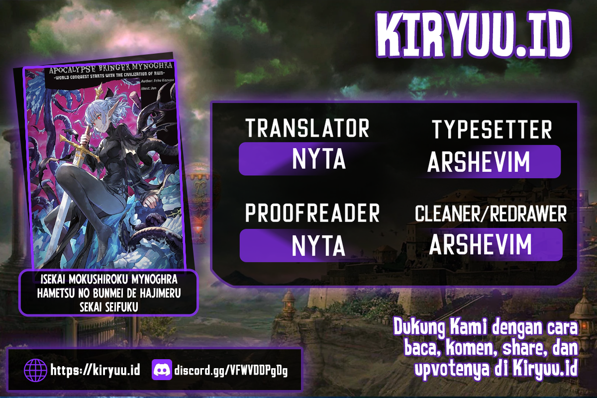Komik Isekai Mokushiroku Mynoghra: Hametsu no Bunmei de Hajimeru Sekai Seifuku - Chapter 26