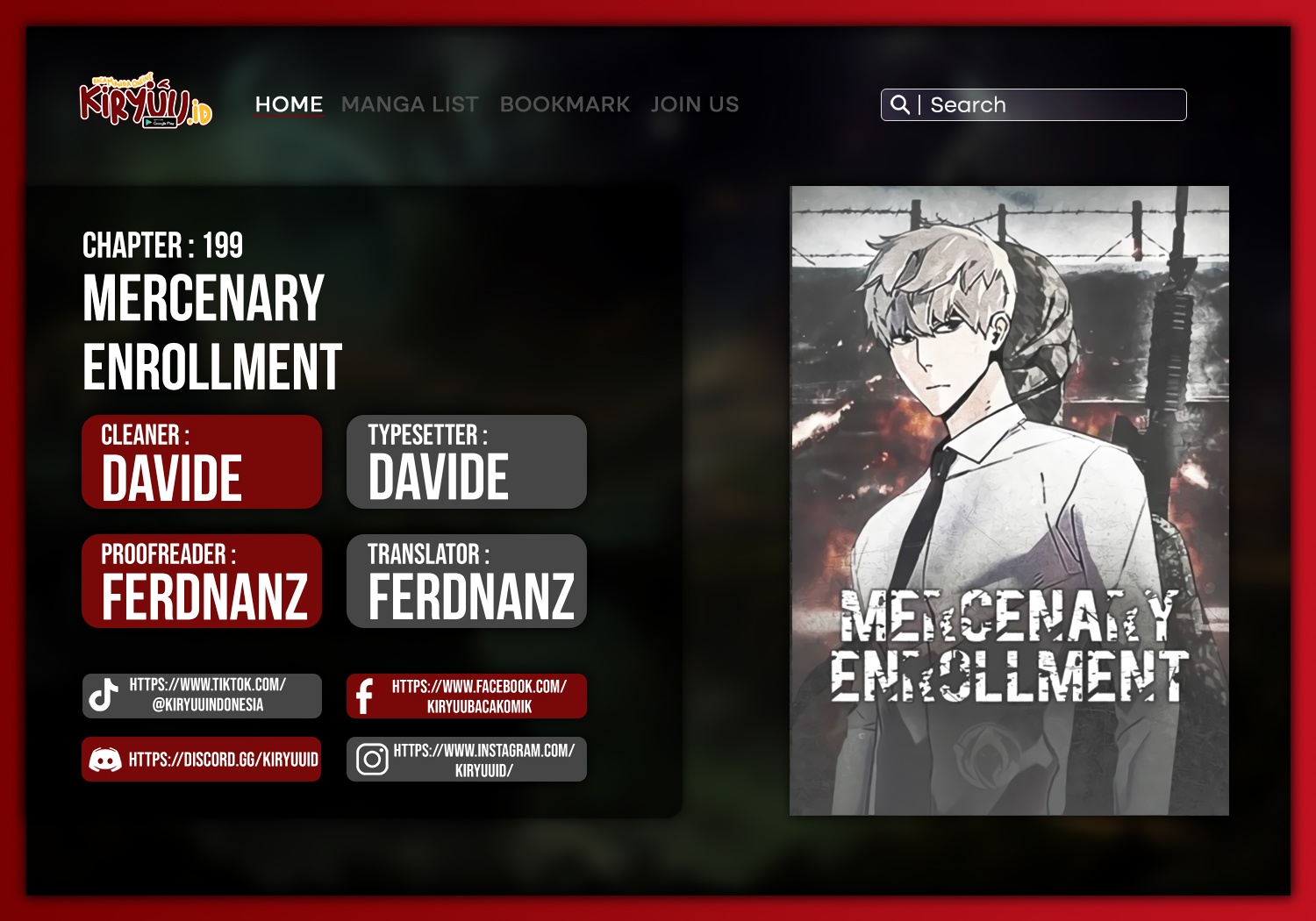 Komik Mercenary Enrollment - Chapter 199