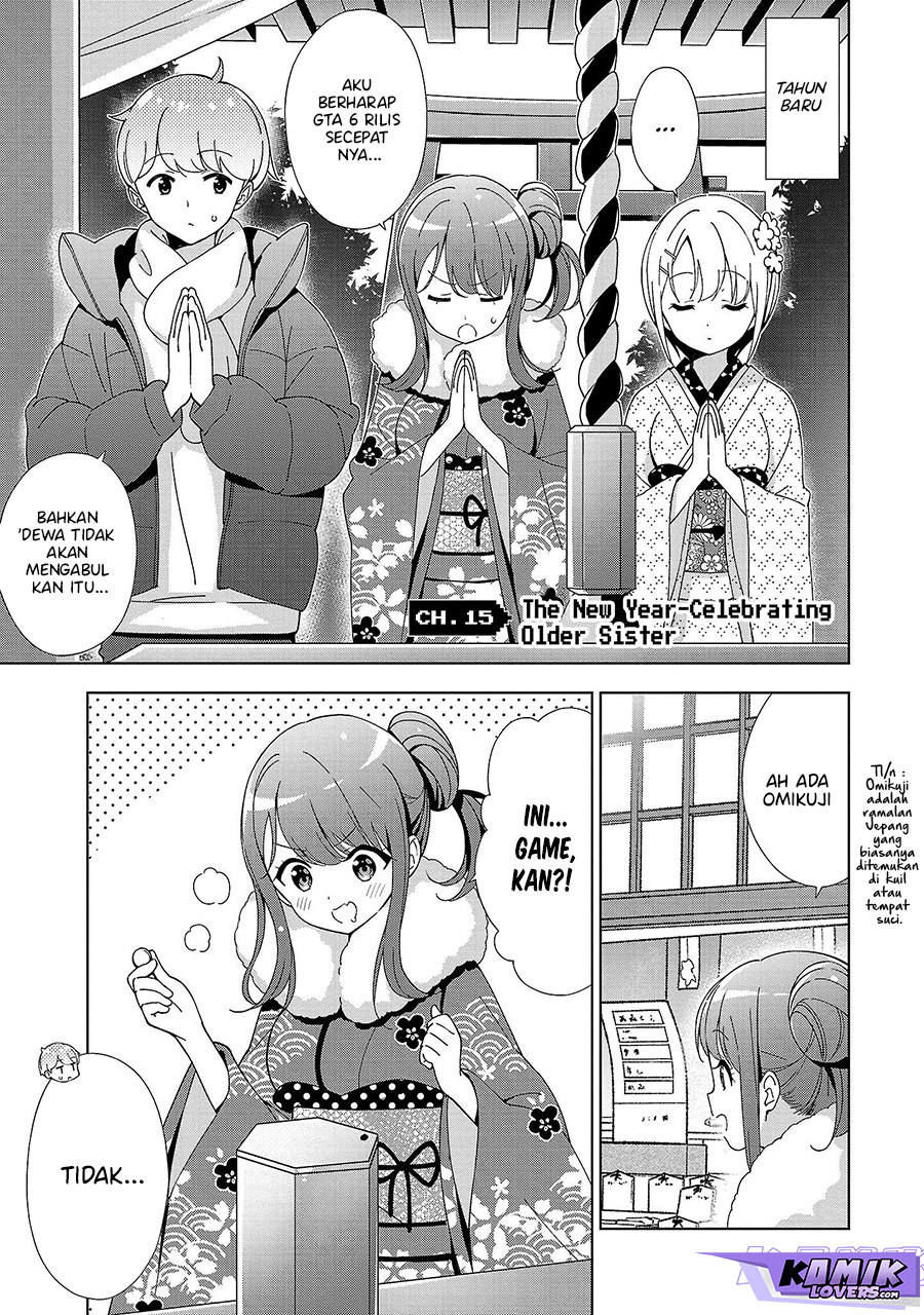 Baca Manga Onee-chan wa Game o Suruto Hito ga Kawaru Onee-chan Chapter 15 Gambar 2