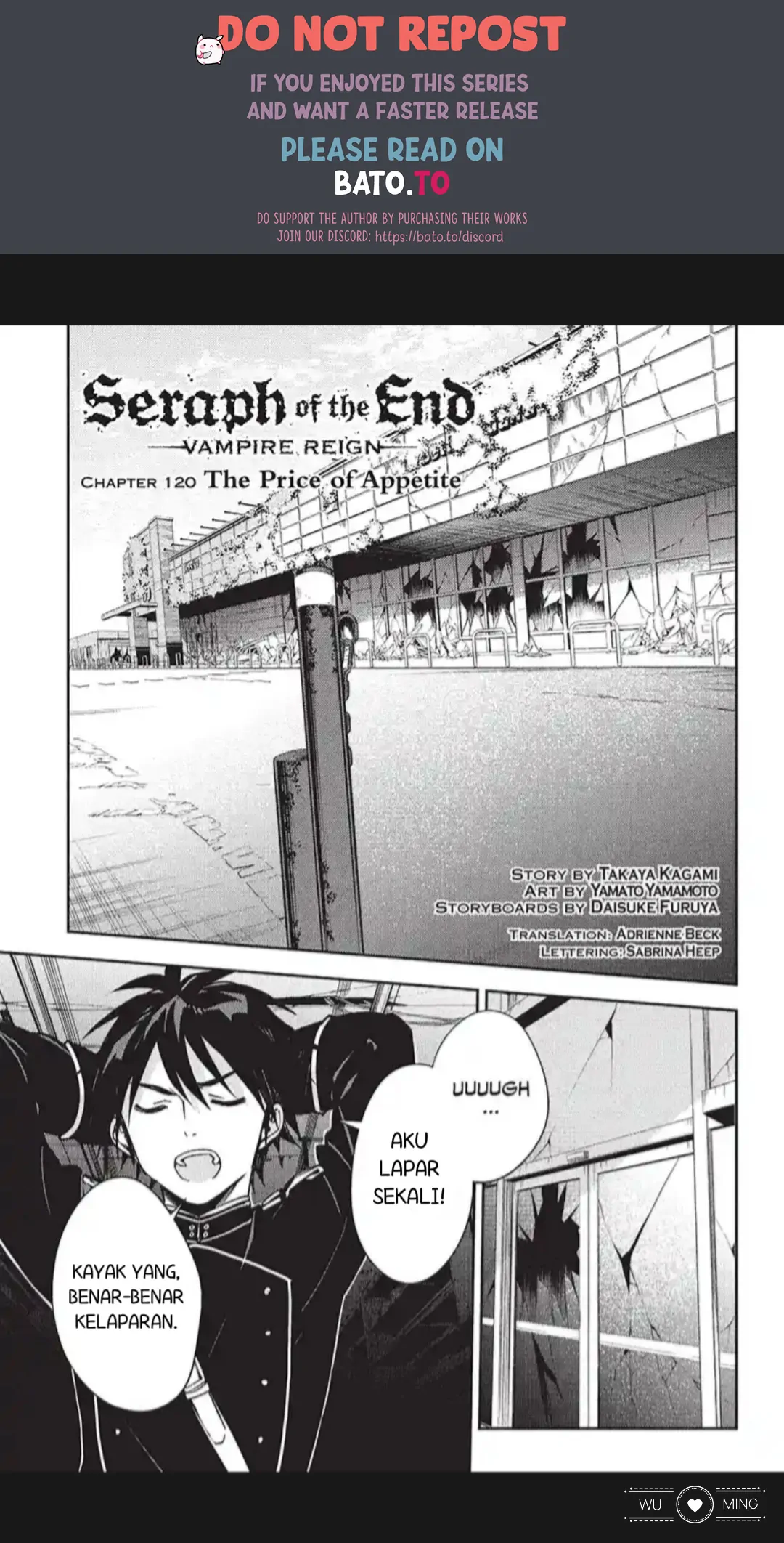 Komik Owari no Seraph - Chapter 120