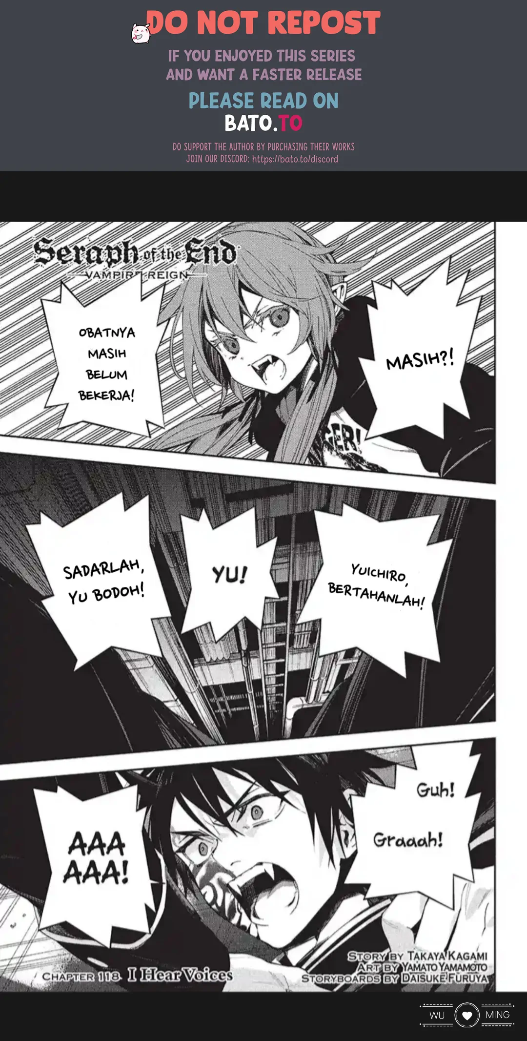 Komik Owari no Seraph - Chapter 118