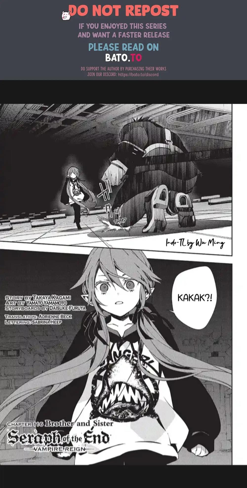 Komik Owari no Seraph - Chapter 116