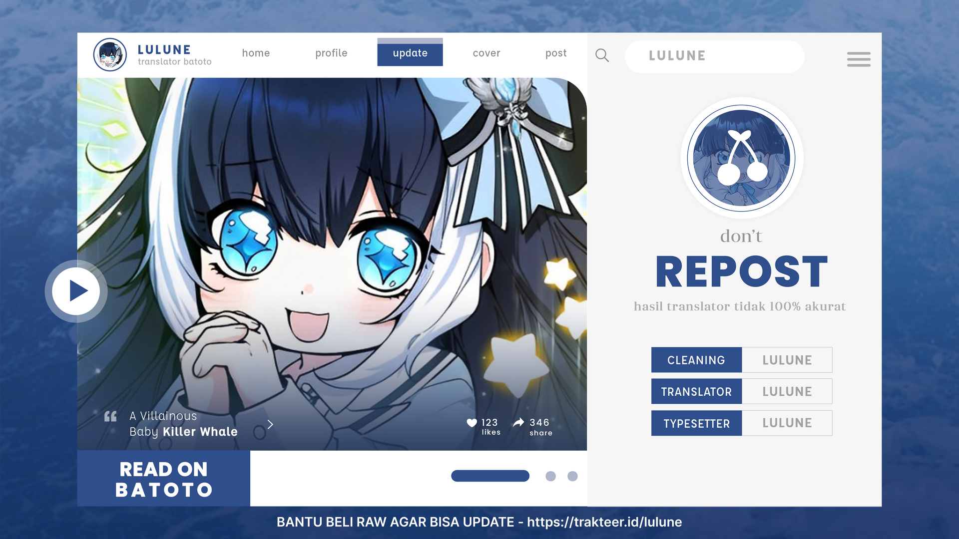 Komik Black Killer Whale Baby - Chapter 29