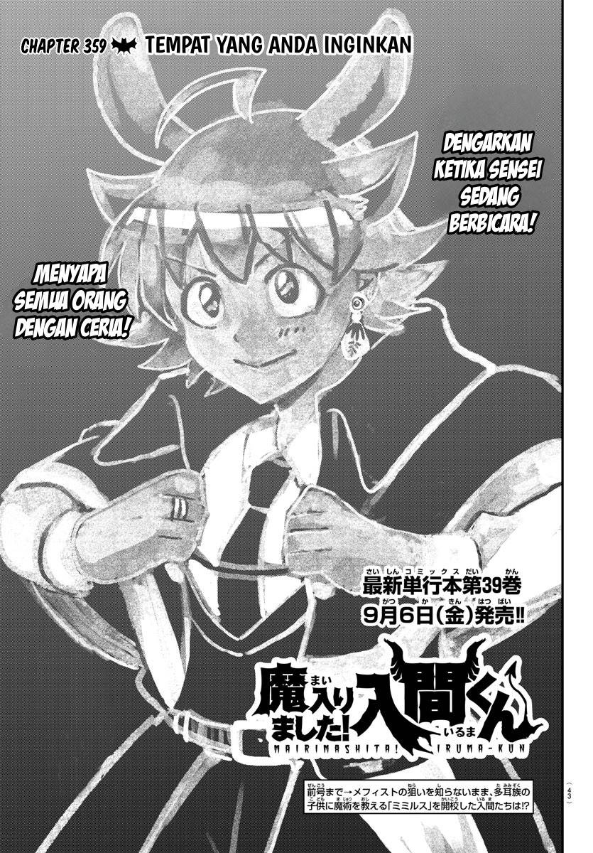 Baca Manga Mairimashita! Iruma-kun Chapter 359 Gambar 2