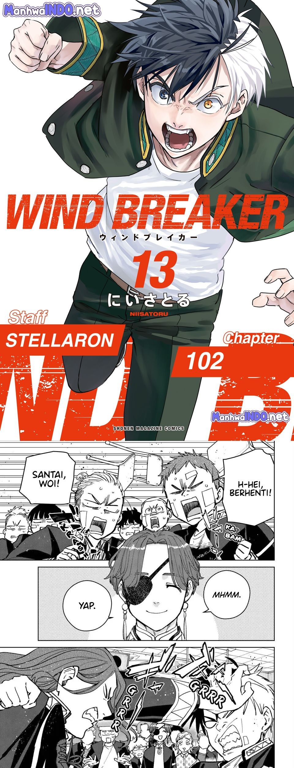 Komik Wind Breaker (NII Satoru) - Chapter 102