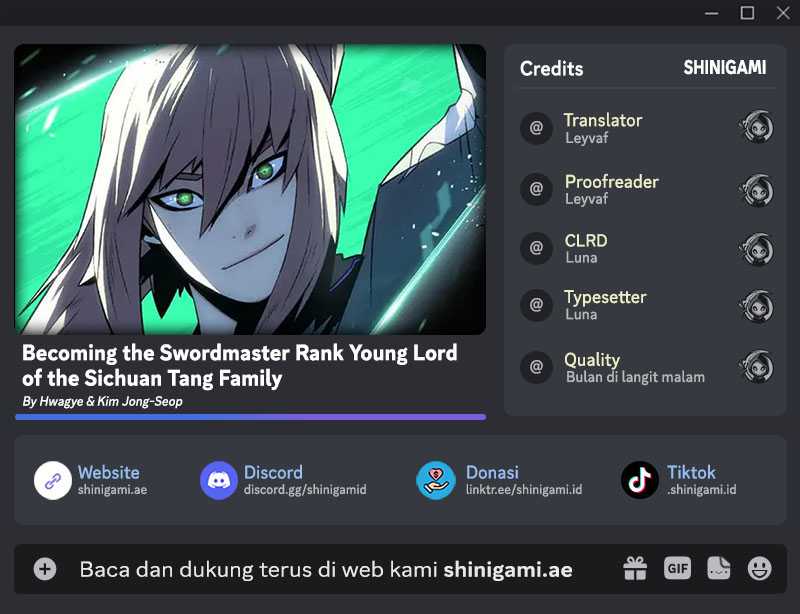 Komik Becoming the Swordmaster Rank Young Lord of the Sichuan Tang Family - Chapter 39
