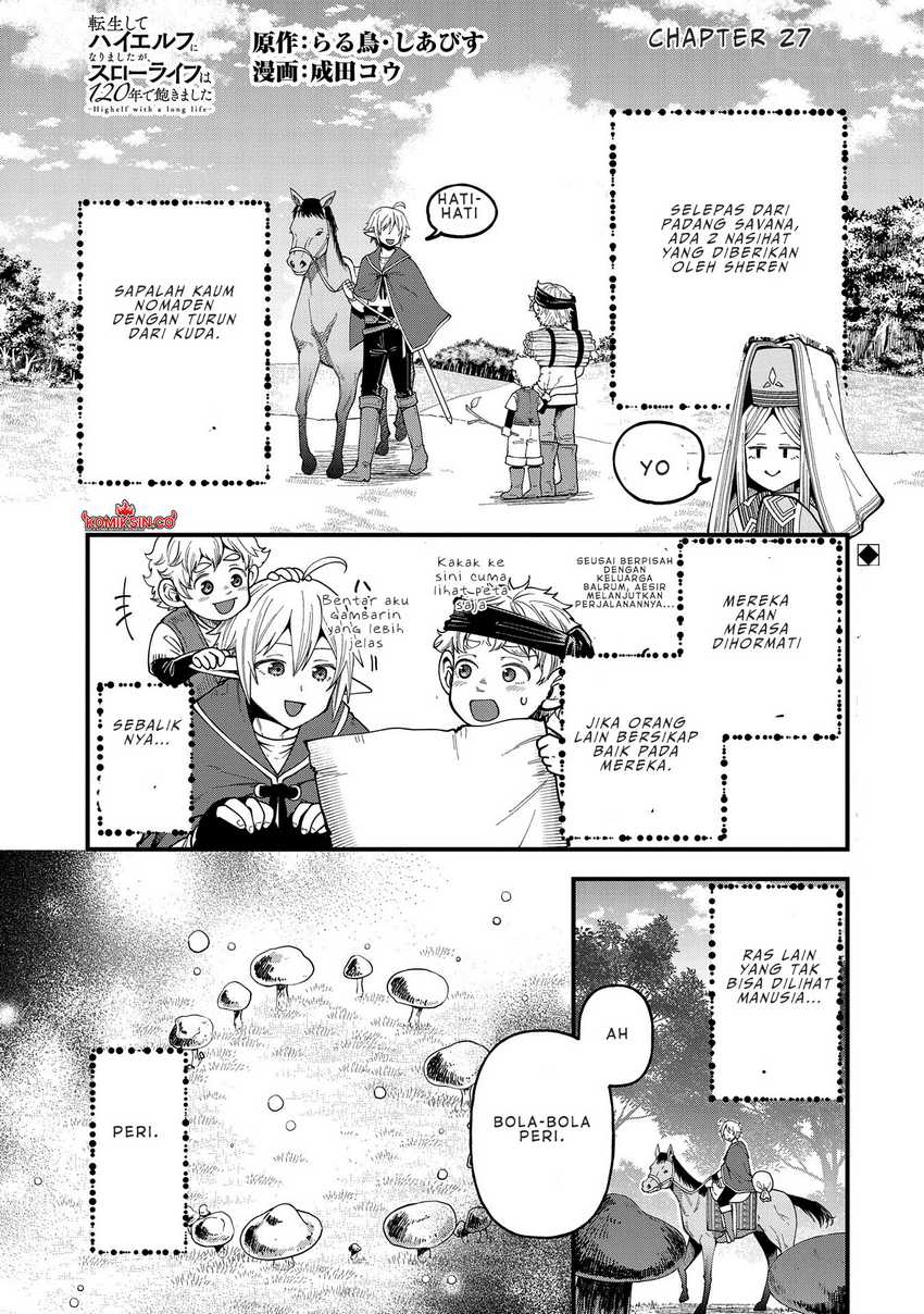 Baca Manga Tensei Shite High Elf ni Narimashitaga, Slow Life wa 120-nen de Akimashita Chapter 27 Gambar 2