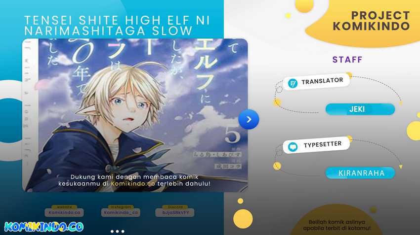 Komik Tensei Shite High Elf ni Narimashitaga, Slow Life wa 120-nen de Akimashita - Chapter 26