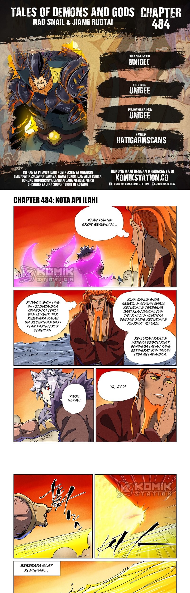 Komik Tales of Demons and Gods - Chapter 484