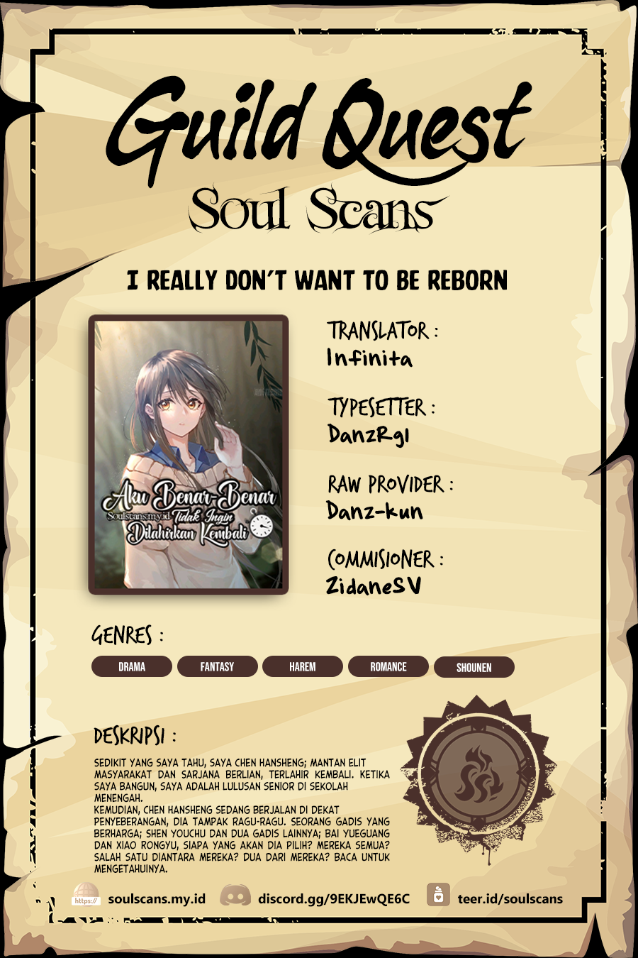 Komik I Really Don’t Want to Be Reborn - Chapter 208
