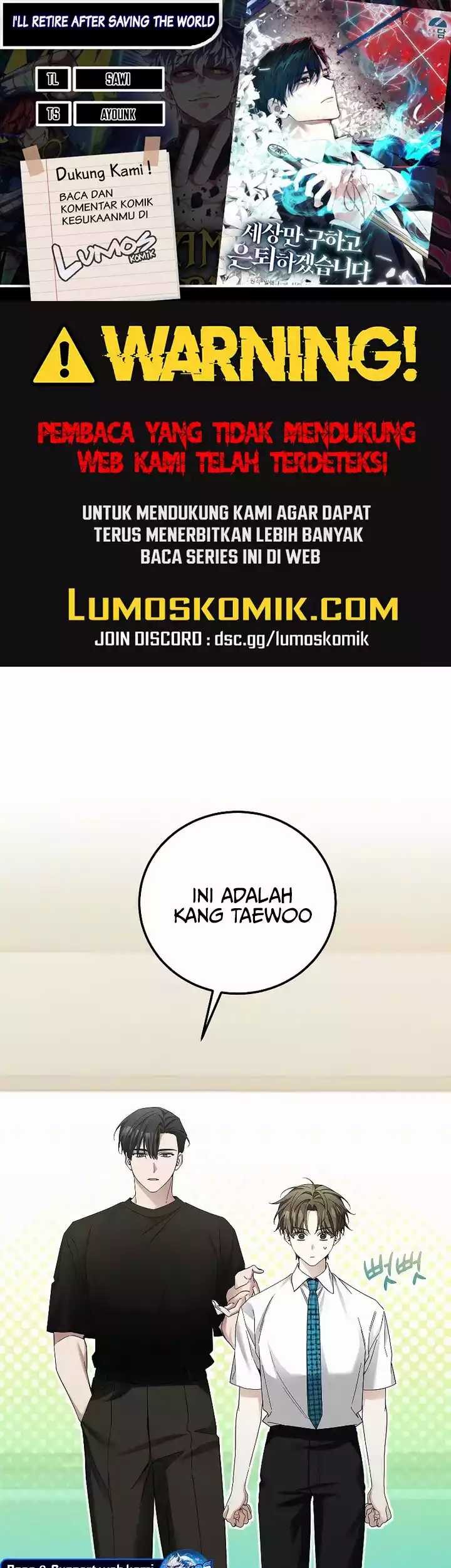 Komik I’ll Retire After Saving the World - Chapter 34