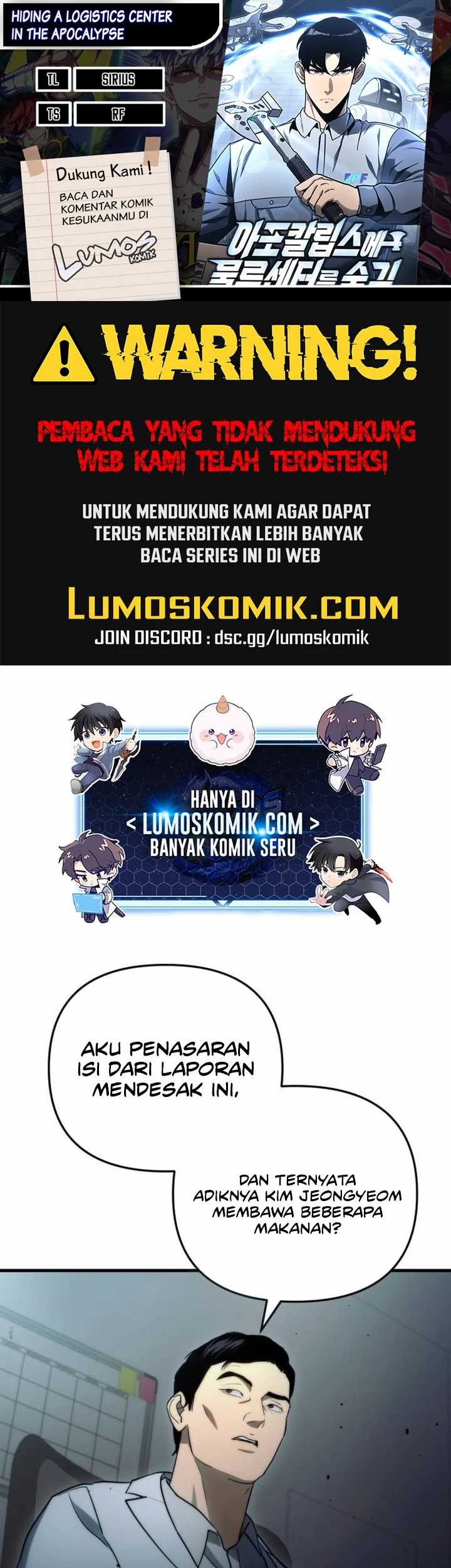 Komik Hiding a Logistics Center in the Apocalypse - Chapter 14