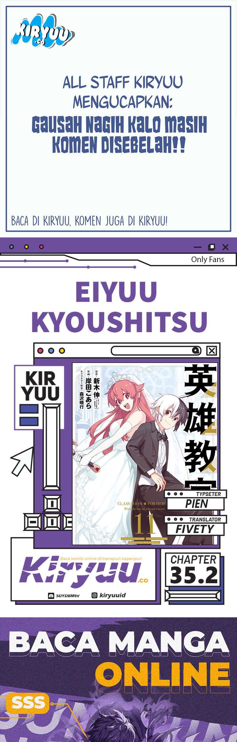 Komik Eiyuu Kyoushitsu - Chapter 35.2