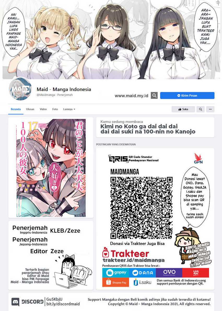 Baca Manga Kimi no Koto ga Dai Dai Dai Dai Daisuki na 100-ri no Kanojo Chapter 124 Gambar 2