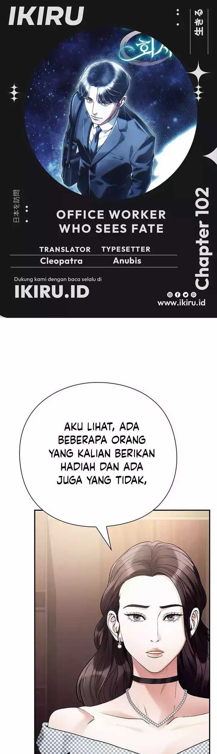 Komik Office Worker Who Sees Fate - Chapter 102