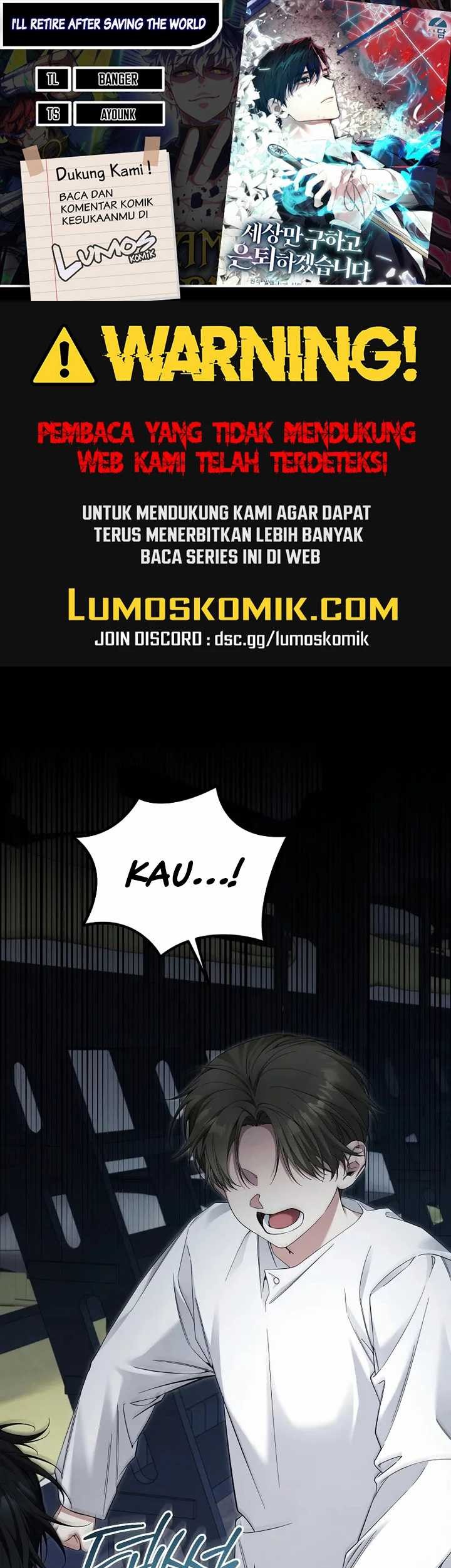 Komik I’ll Retire After Saving the World - Chapter 39