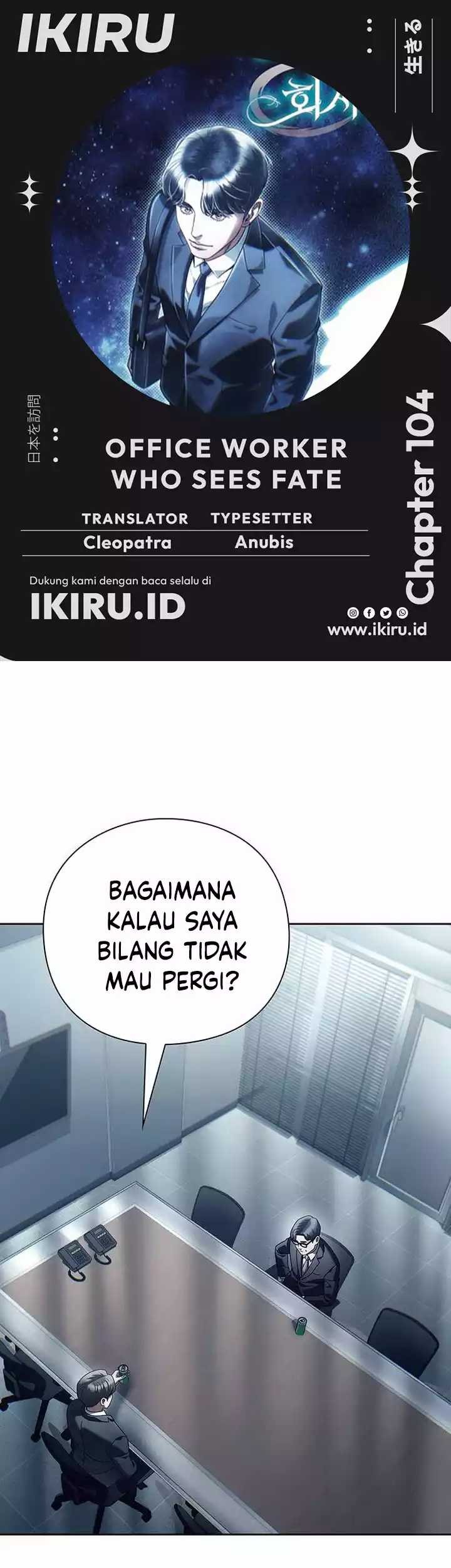 Komik Office Worker Who Sees Fate - Chapter 104