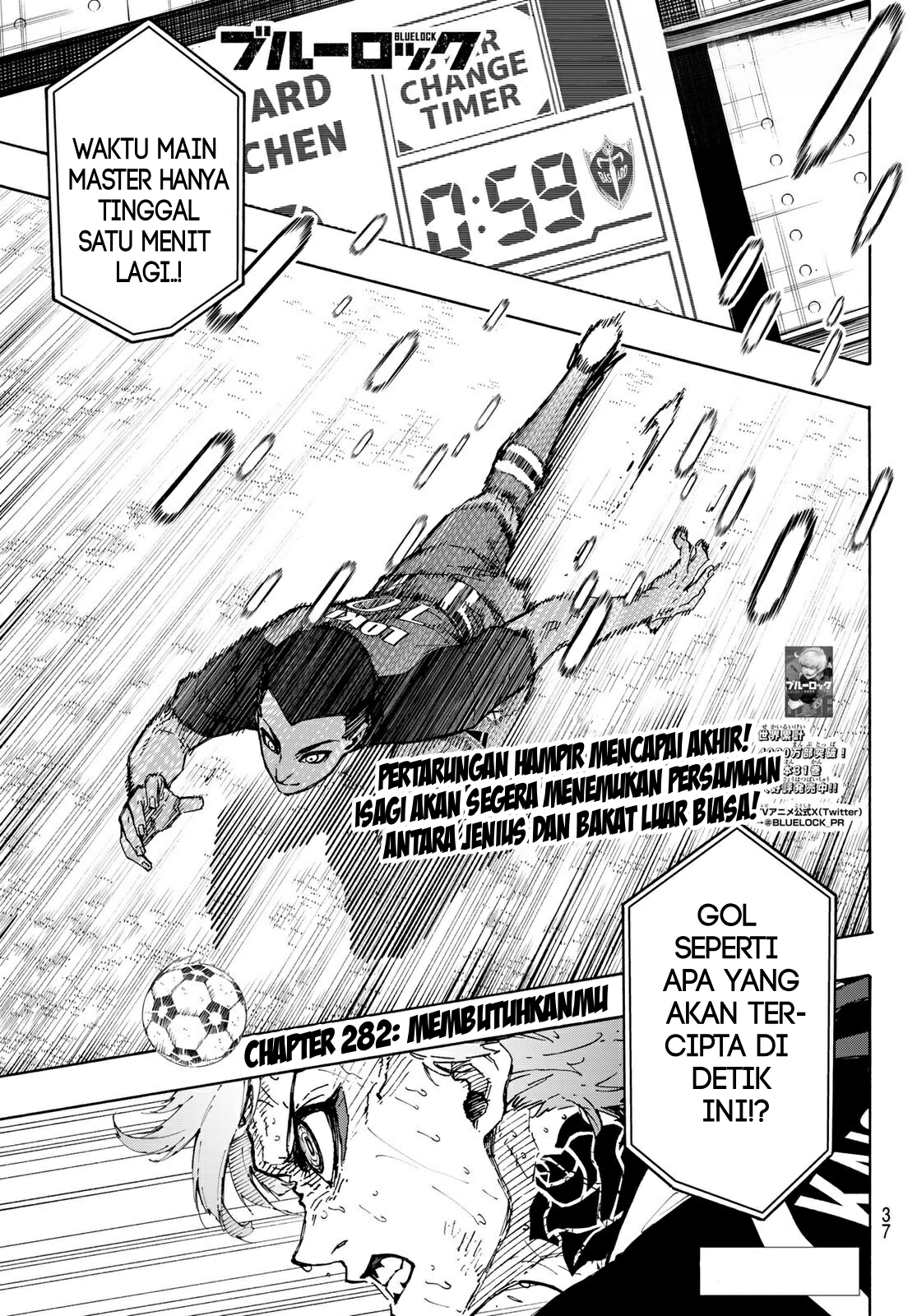 Komik Blue Lock - Chapter 282