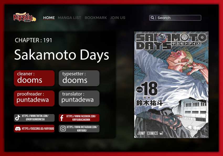 Komik Sakamoto Days - Chapter 191