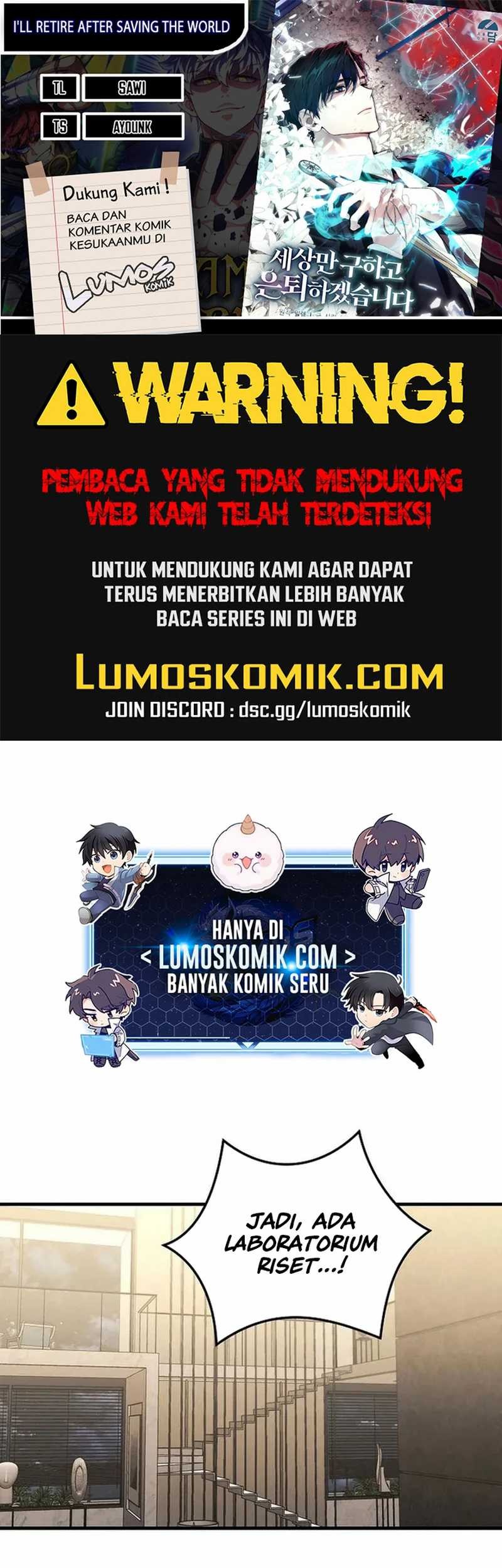 Komik I’ll Retire After Saving the World - Chapter 43