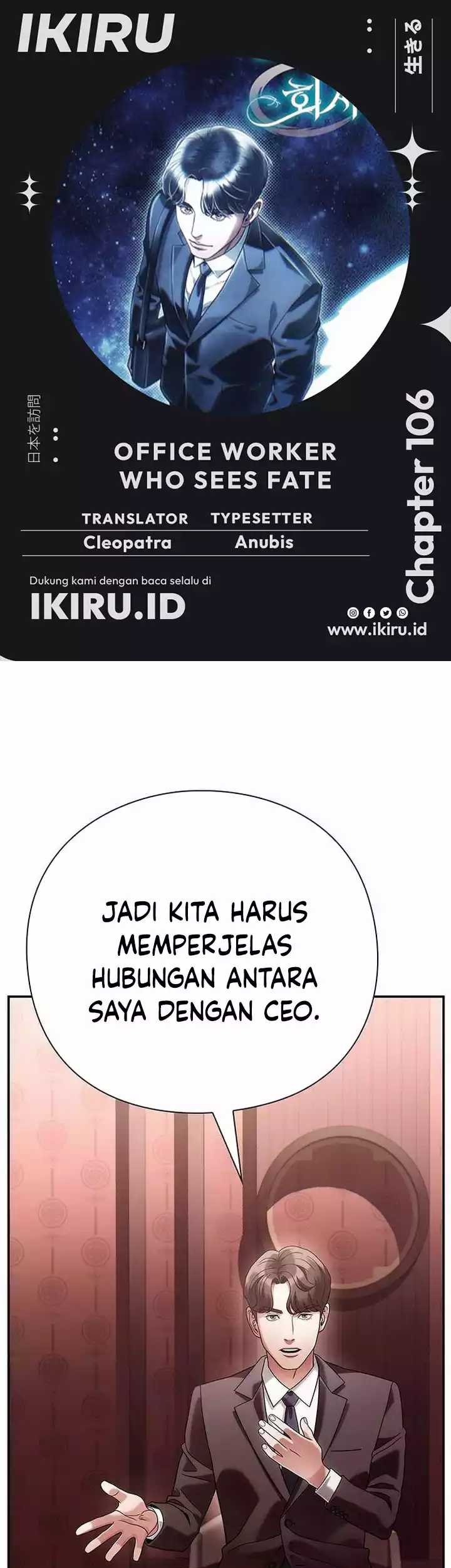Komik Office Worker Who Sees Fate - Chapter 106