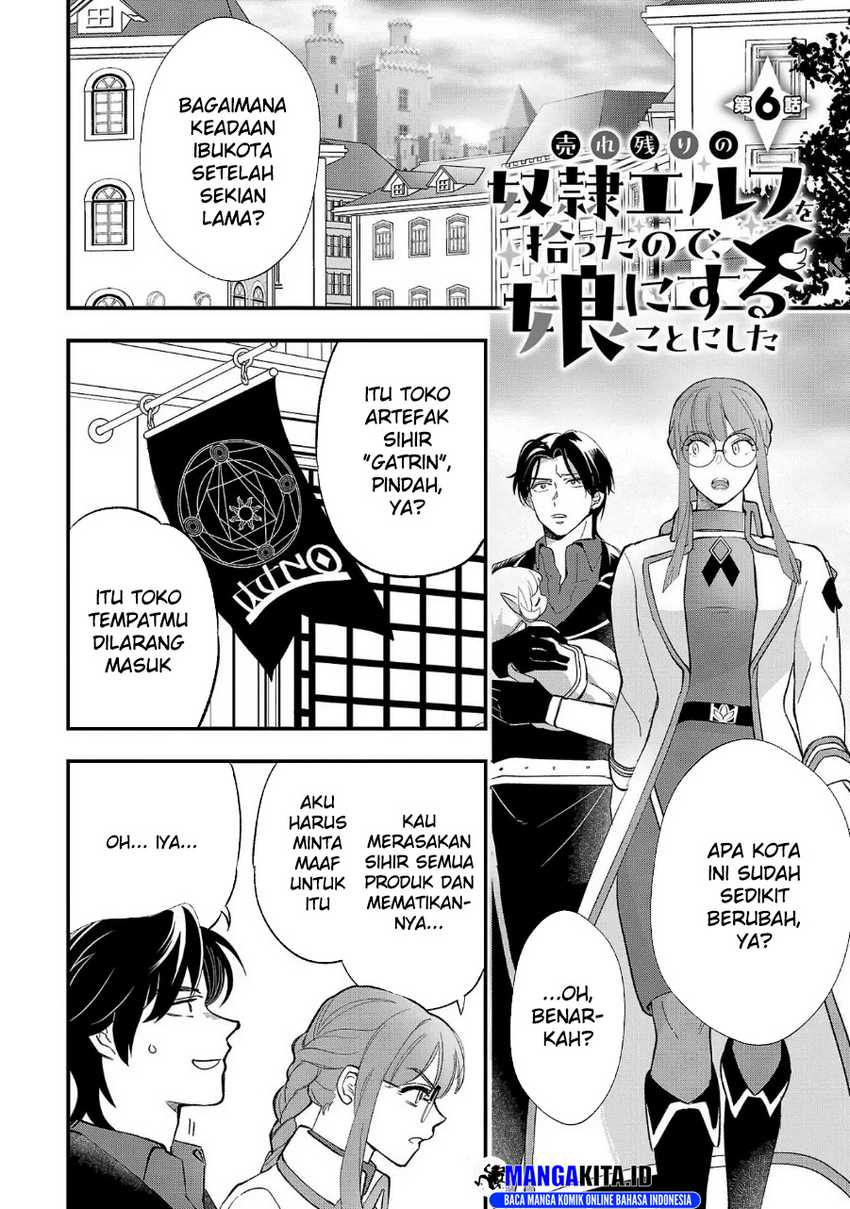 Komik Urenokori no Dorei Elf wo Hirotta no de, Musume ni suru Koto ni shita - Chapter 06