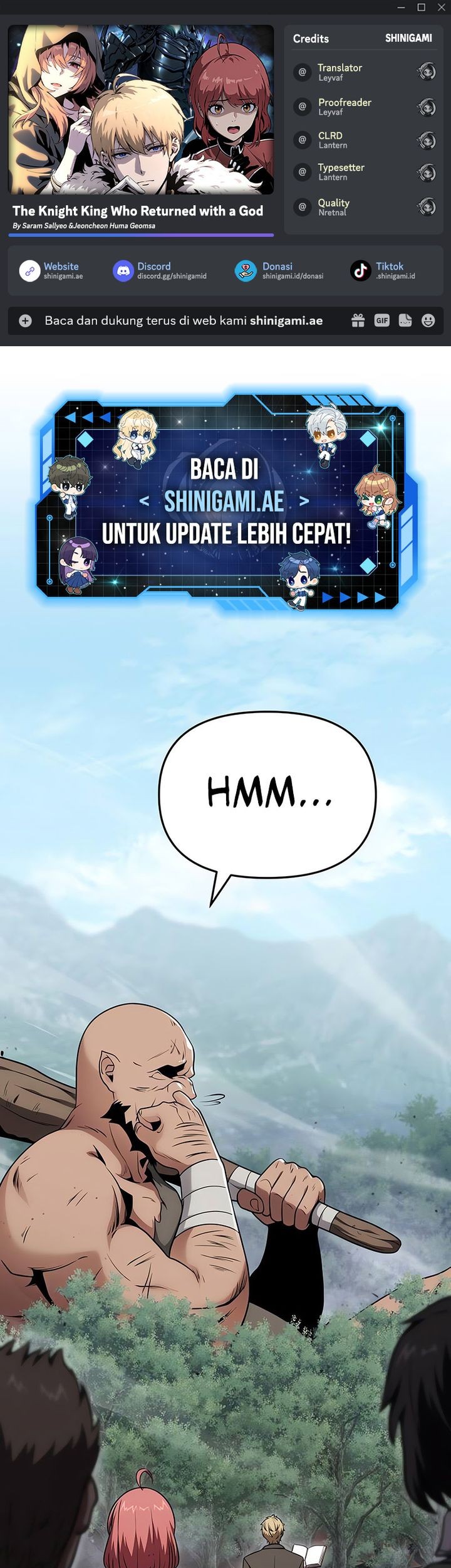Komik The Knight King Who Returned with a God - Chapter 92