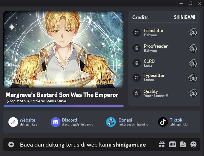 Komik Margrave’s Bastard Son was The Emperor - Chapter 55