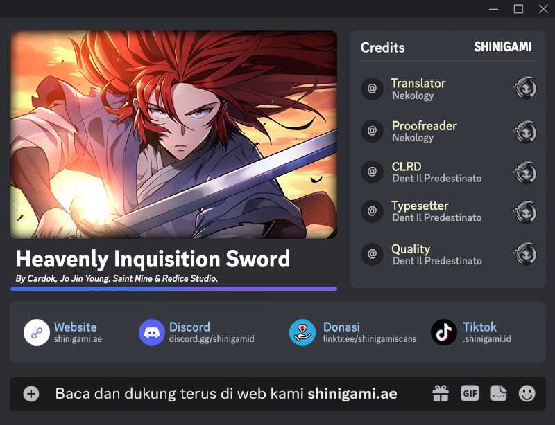 Komik Heavenly Inquisition Sword - Chapter 103