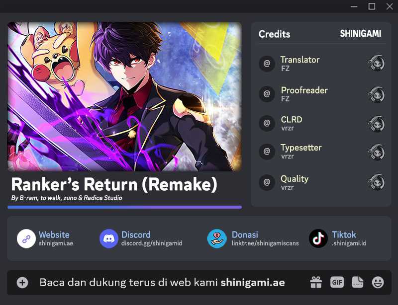 Komik Ranker’s Return (Remake) - Chapter 171