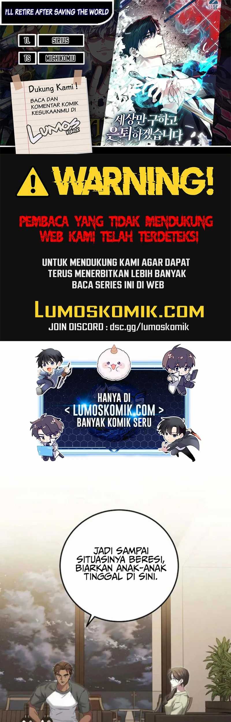 Komik I’ll Retire After Saving the World - Chapter 44